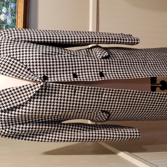 Jones New York Houndstooth long blazer - Picture 9 of 12